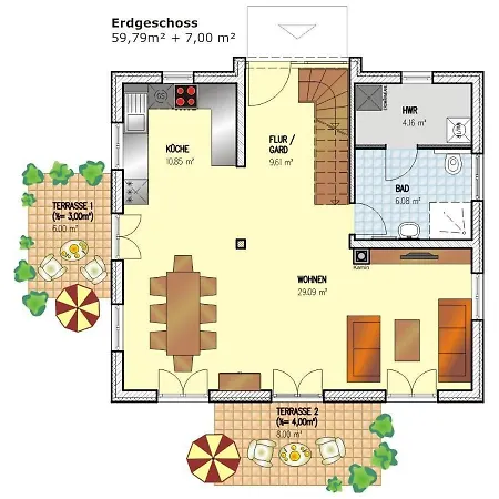 Casa de Férias Haus Sonneneck Glowe